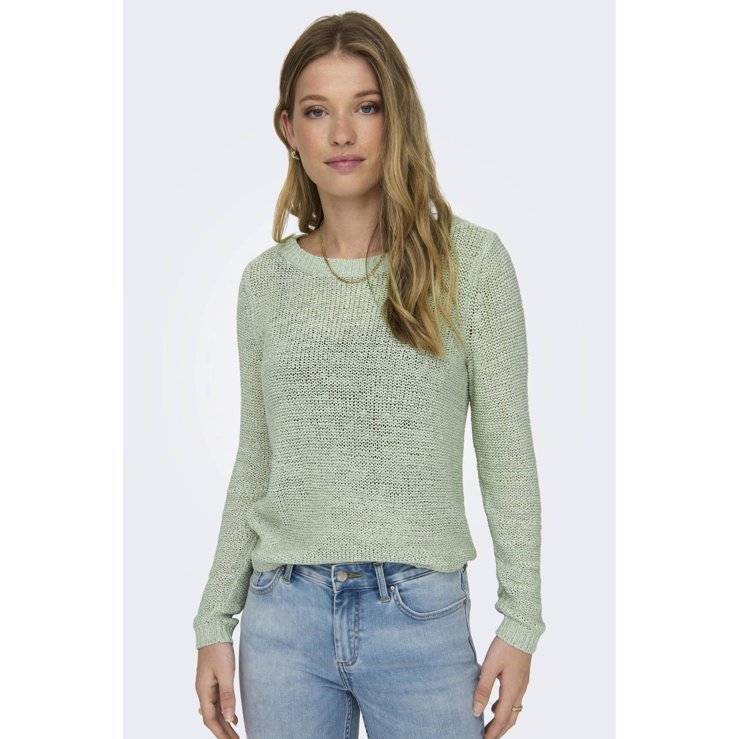 Only Gebreide trui ONLGEENA XO L S PULLOVER KNT NOOS