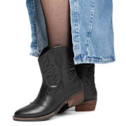 thumbnail: PS Poelman Billy leren cowboylaarzen zwart