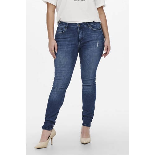 ONLY CARMAKOMA skinny jeans medium blue denim afbeelding