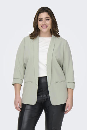 rechtvallende blazer CARELLY groen