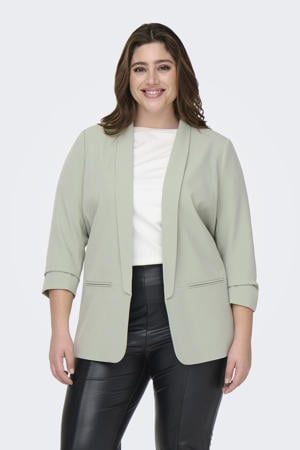 rechtvallende blazer CARELLY groen