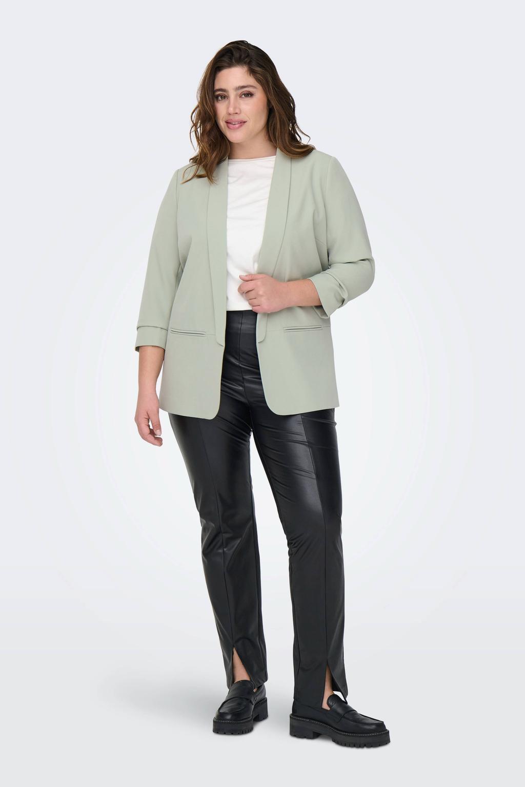 ONLY CARMAKOMA rechtvallende blazer CARELLY groen