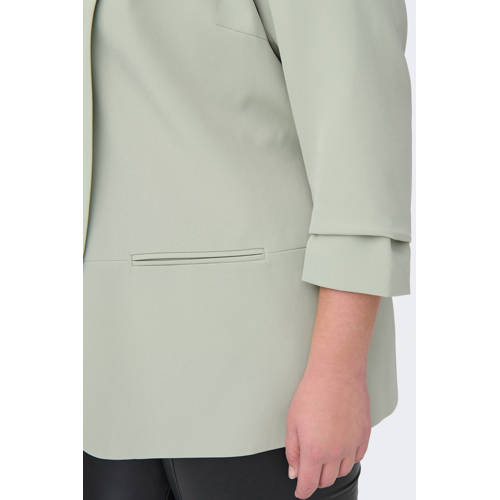 ONLY CARMAKOMA rechtvallende blazer CARELLY groen afbeelding
