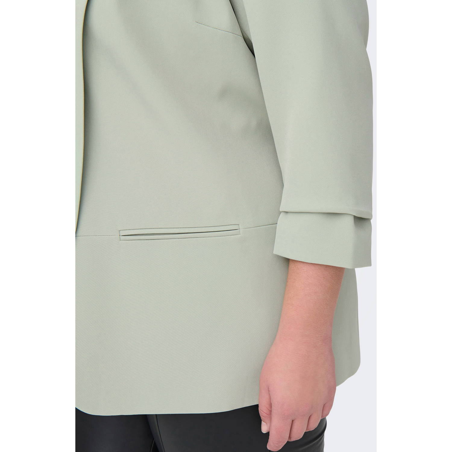 ONLY CARMAKOMA rechtvallende blazer CARELLY groen