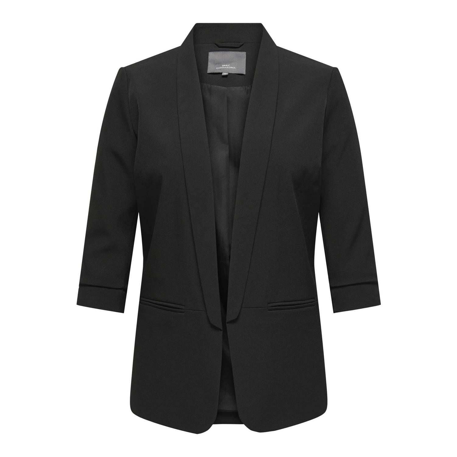 ONLY CARMAKOMA rechtvallende blazer CARELLY zwart