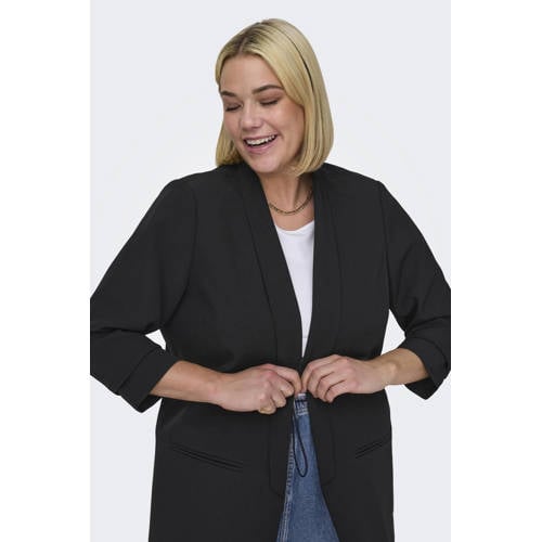 ONLY CARMAKOMA rechtvallende blazer CARELLY zwart afbeelding