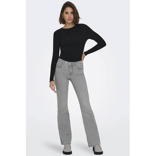 ONLY flared jeans ONLLUSH grey denim afbeelding