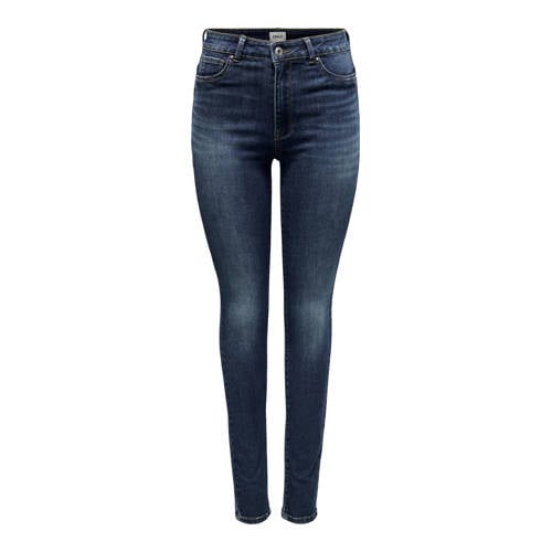 ONLY skinny jeans ONLLUSH dark blue denim afbeelding