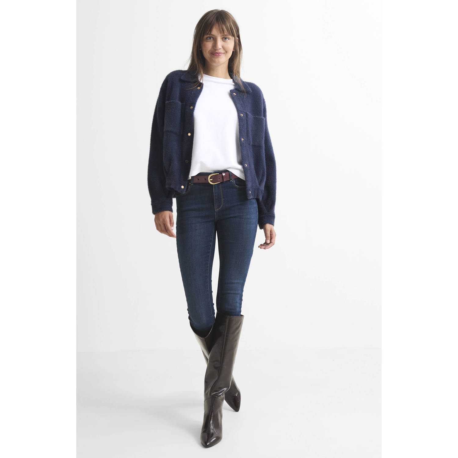 ONLY skinny jeans ONLLUSH dark blue denim