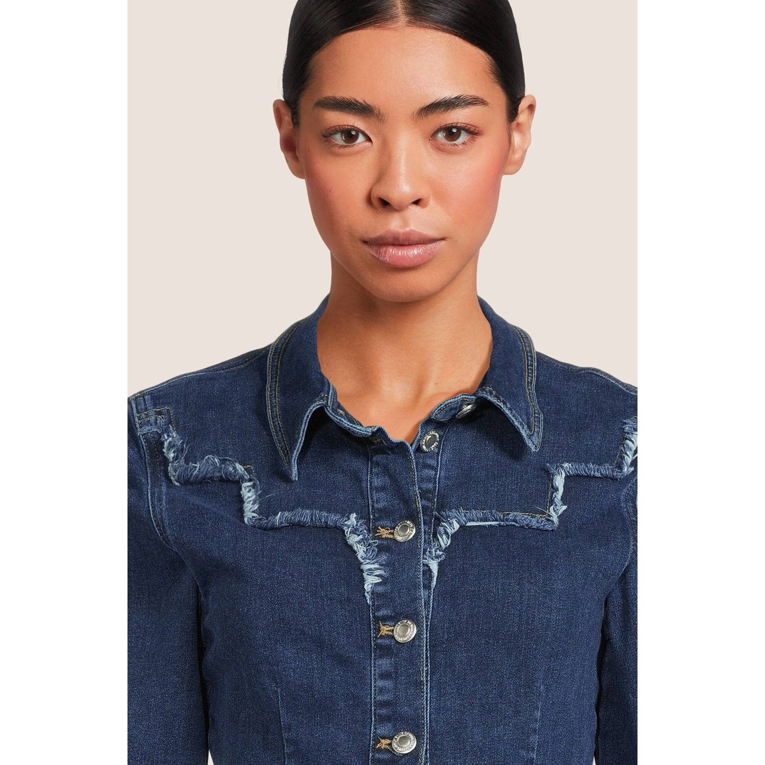 ONLY spijkerjurk ONLDOLLY medium blue denim