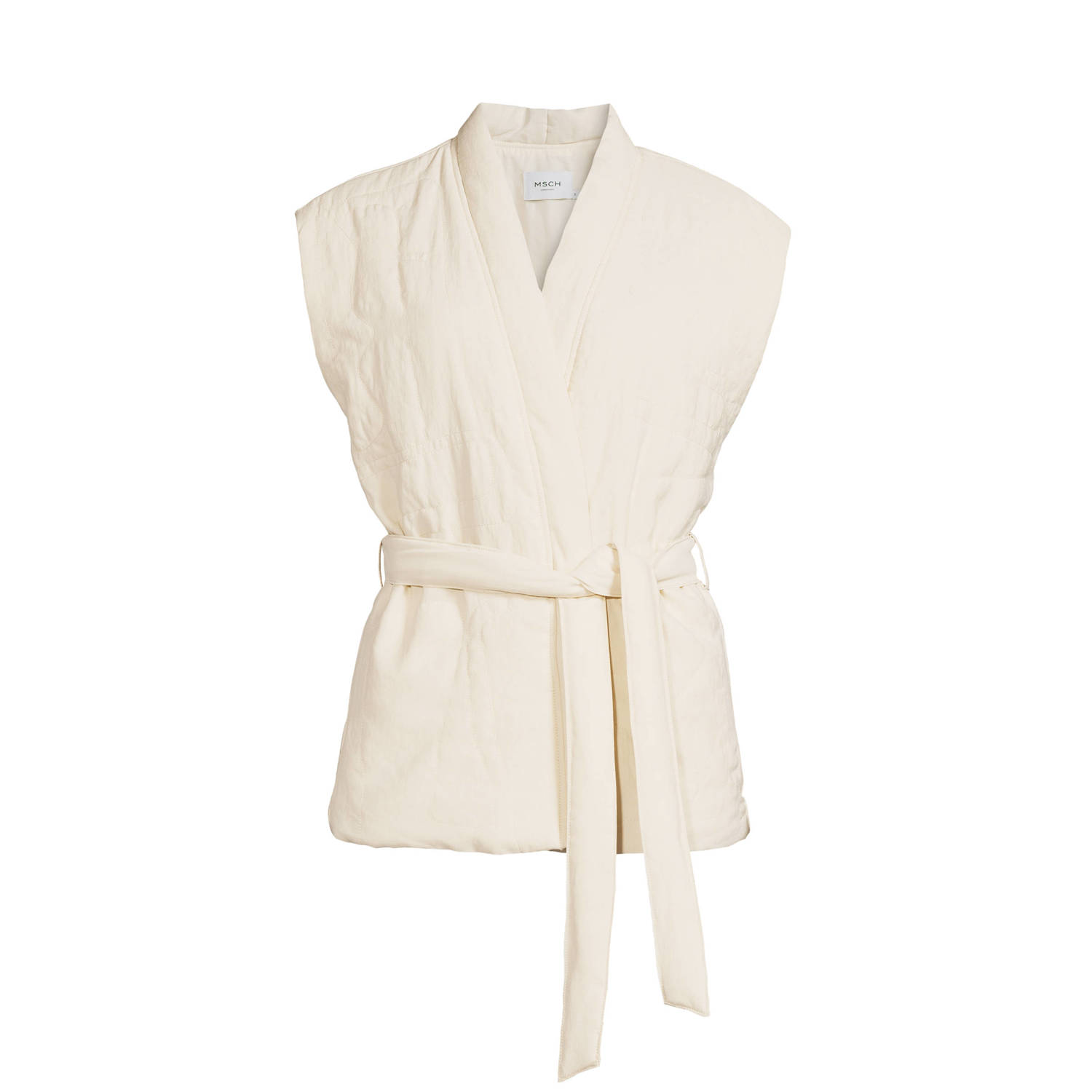 MSCH Copenhagen gilet MSCHEdelmira creme