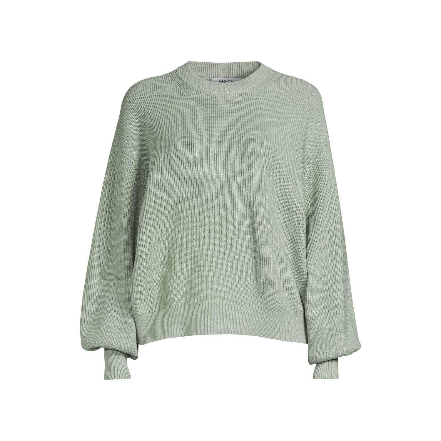 MSCH COPENHAGEN Dames Truien & Vesten Mschacentia Rachelle Pullover Groen