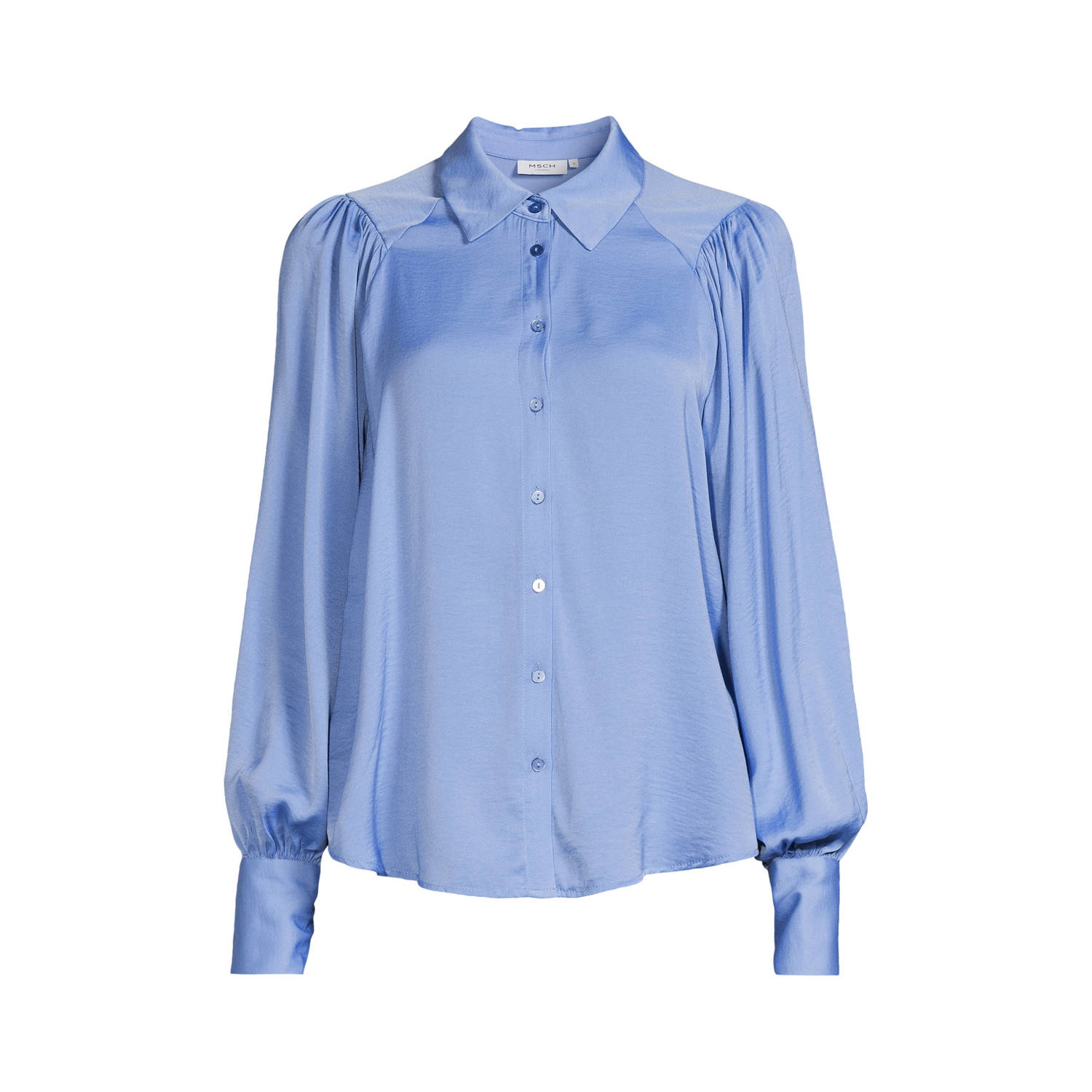 MSCH Copenhagen blouse MSCHMaluca lichtblauw