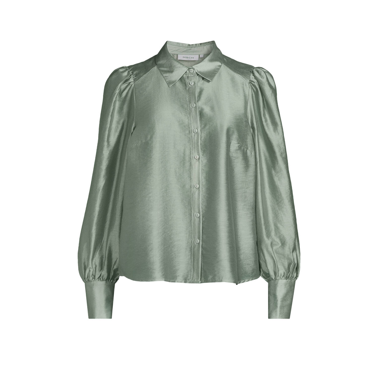 MSCH COPENHAGEN Dames Blouses Mschvarsha Romina Shirt Groen