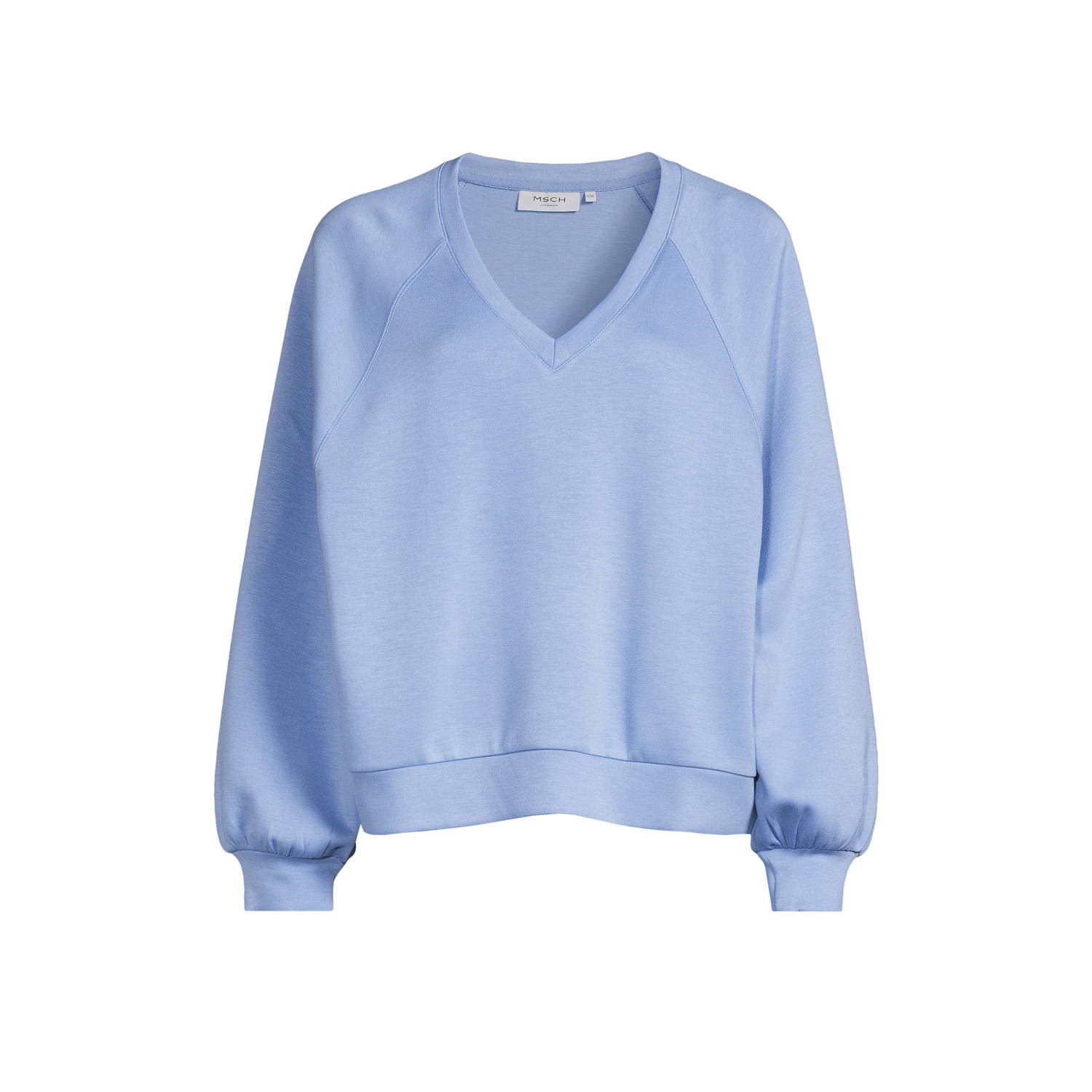 MSCH COPENHAGEN Dames Truien & Vesten Mschnelina Ima Q Raglan V Sweatshirt Blauw