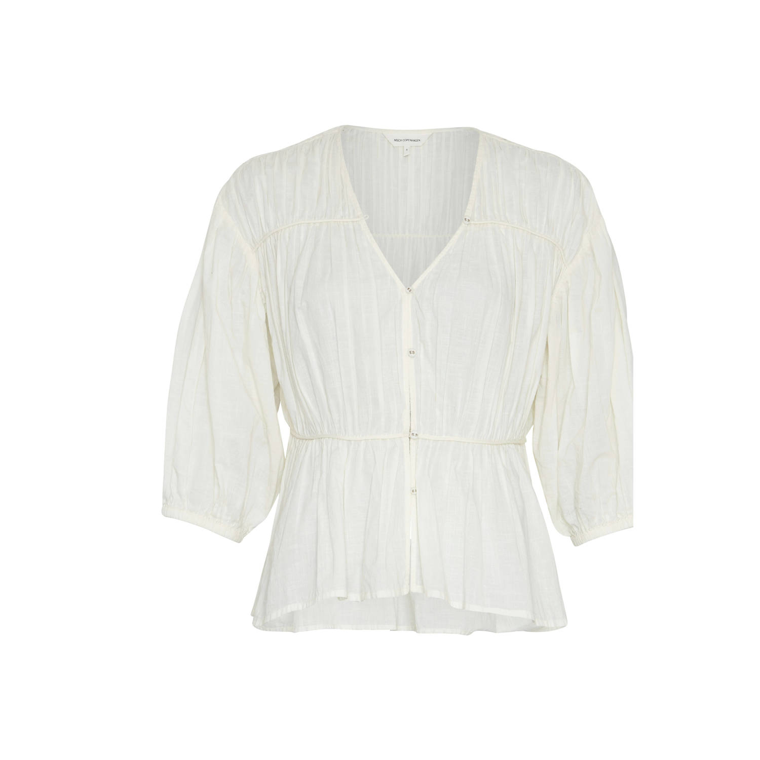 Moss copenhagen Herene Shirt Lange Mouw Blouse Beige Dames