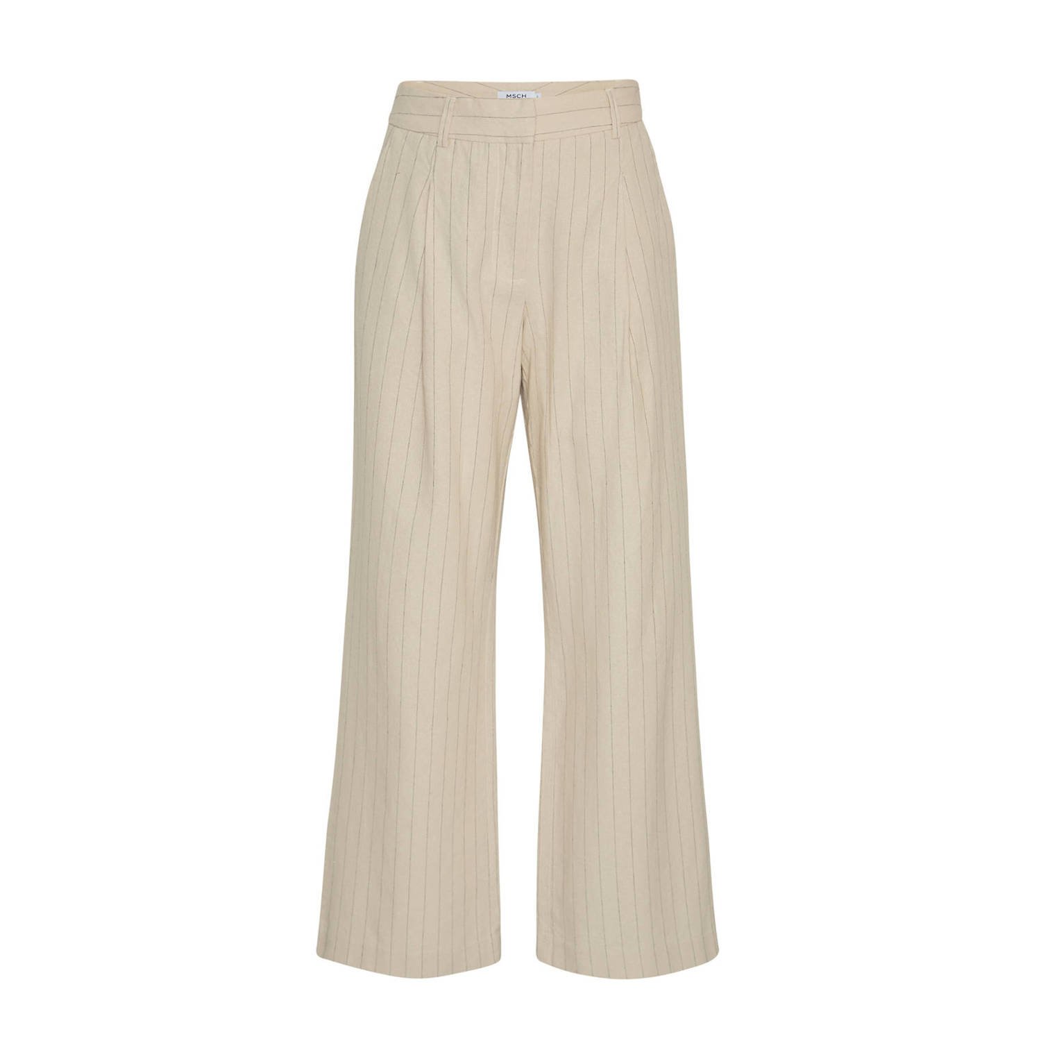 Moss copenhagen Wijde Zand Broeken voor Vrouwen Beige Dames