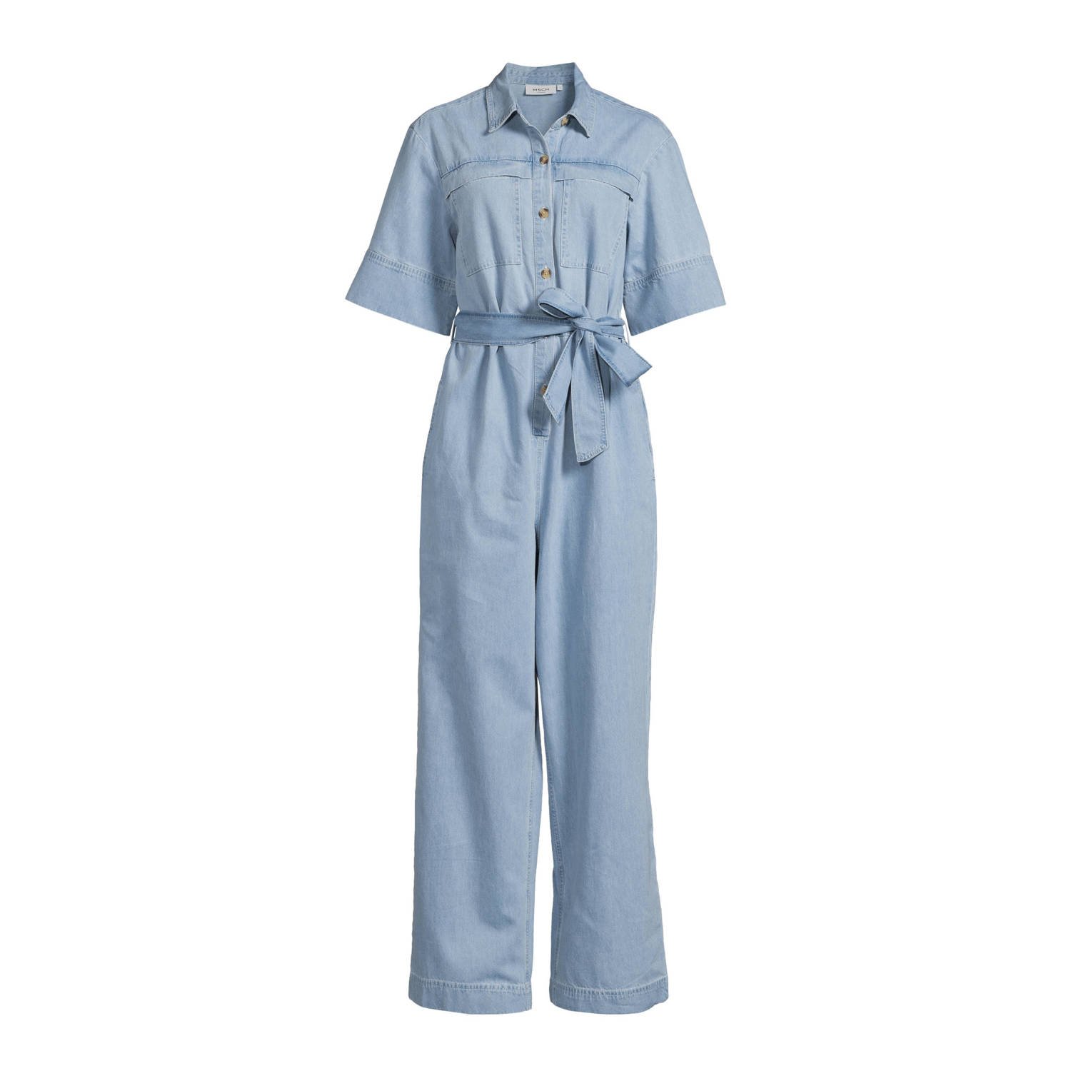 MSCH Copenhagen jumpsuit Shayla light blue denim