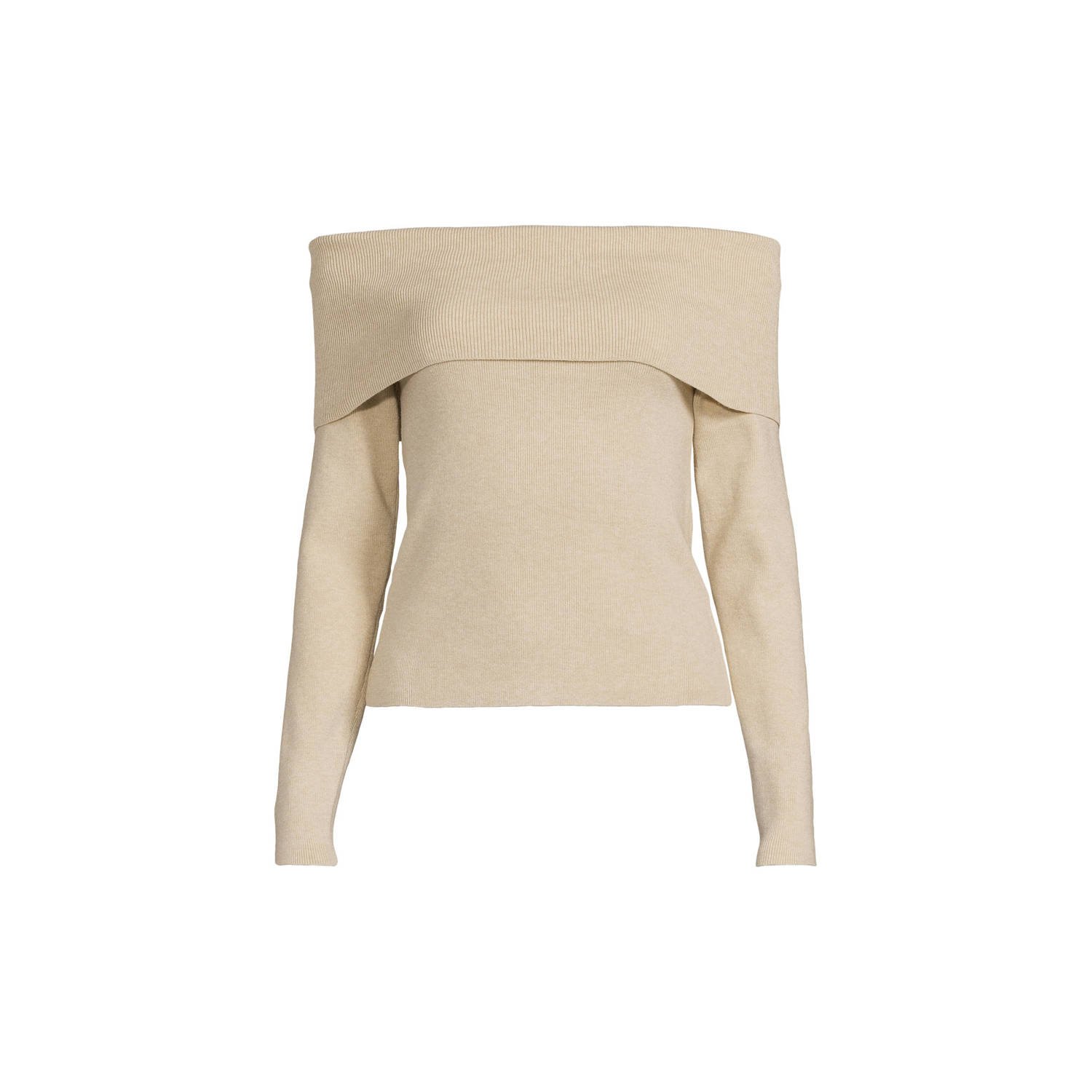 MSCH Copenhagen off shoulder top MSCHInasofia beige