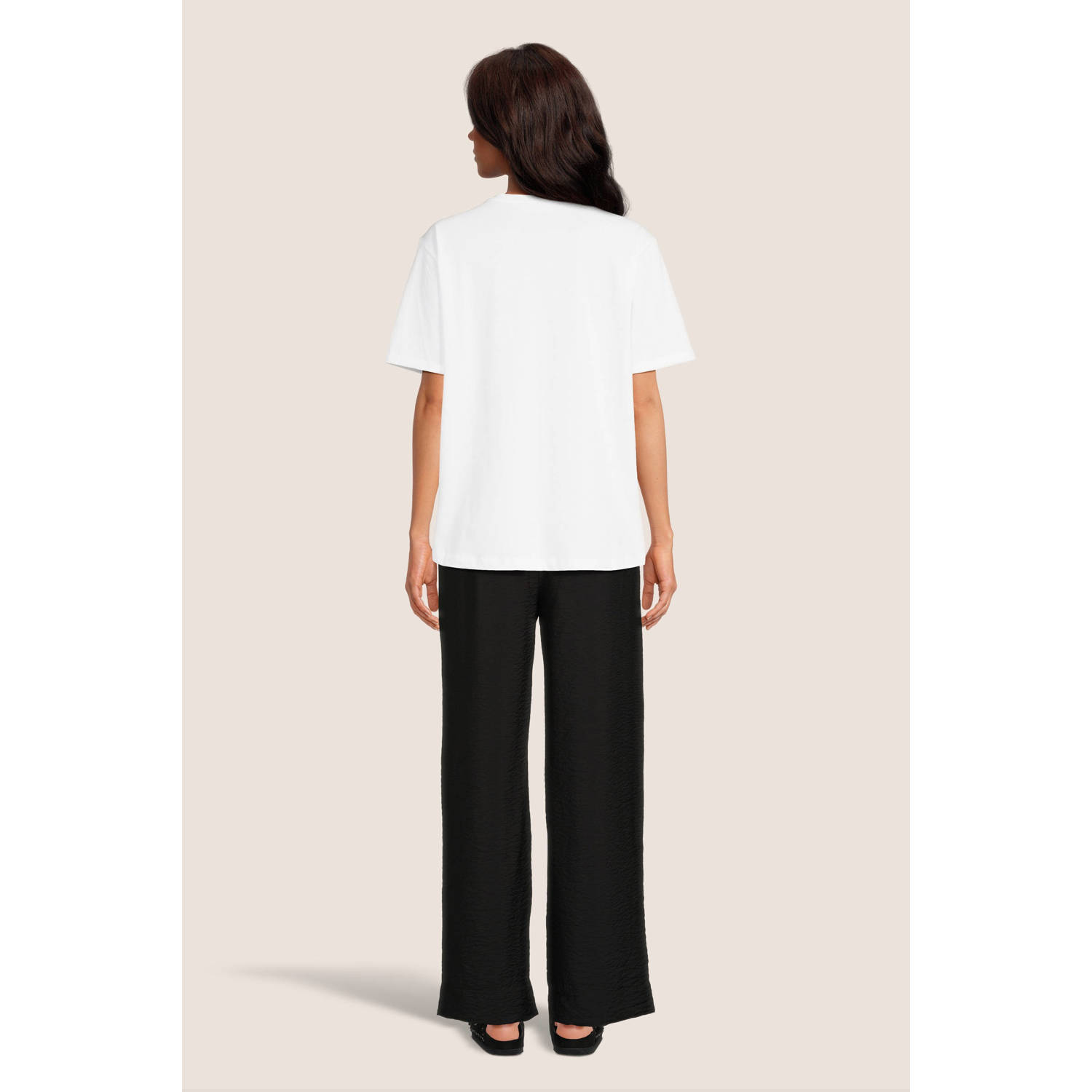 MSCH Copenhagen wide leg broek zwart