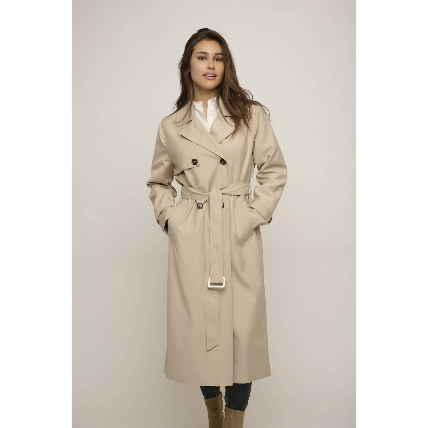 Rino & Pelle trenchcoat jas Gail beige