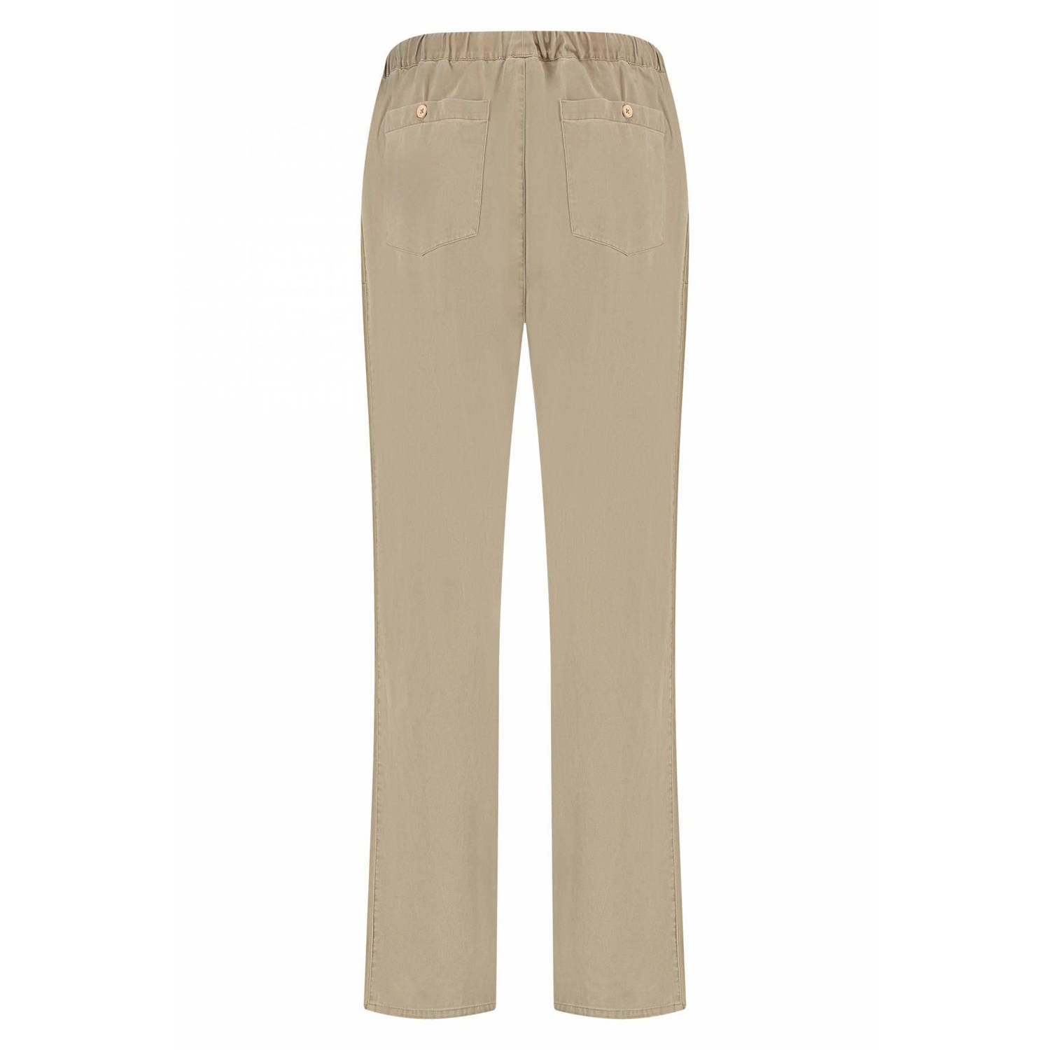 Circle of Trust cropped loose fit pantalon ESRA beige