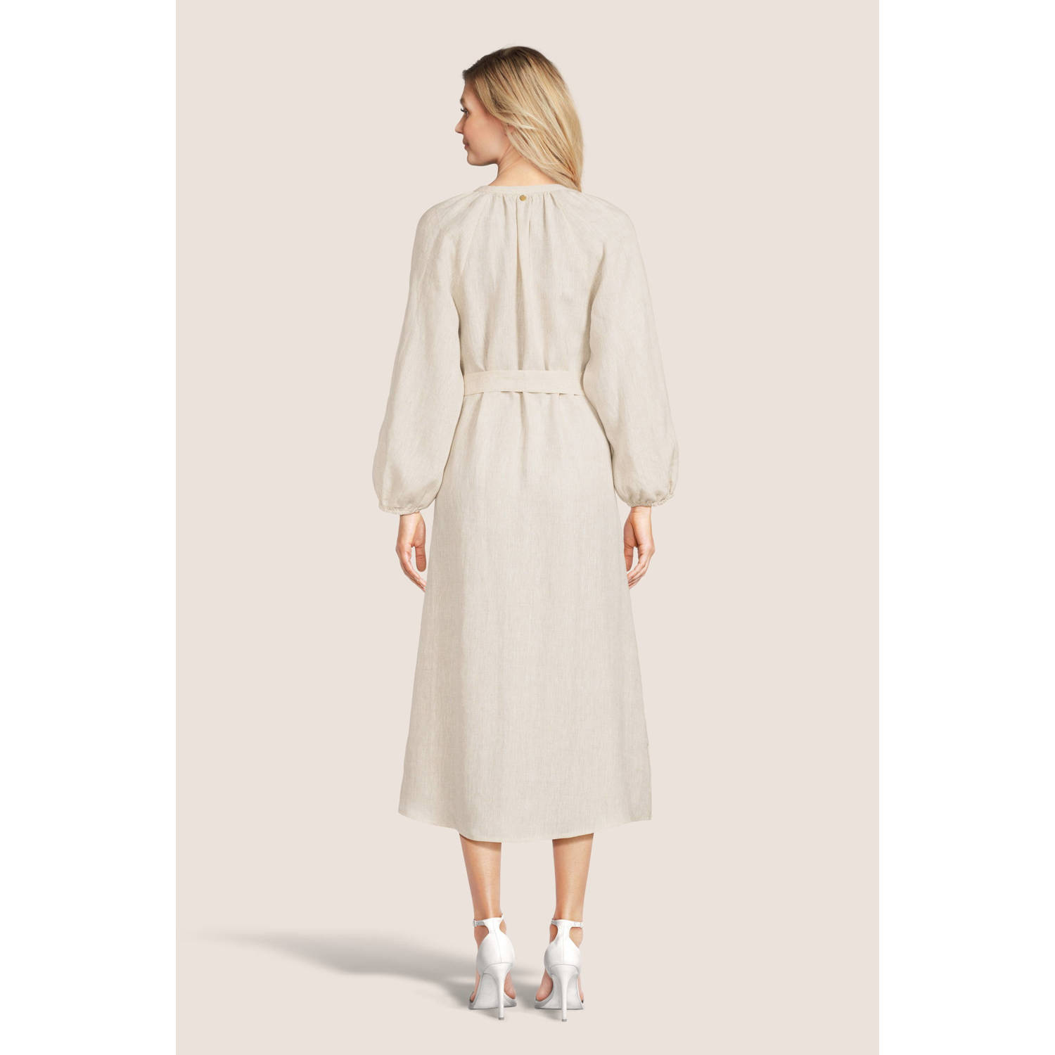 Circle of Trust linnen jurk beige