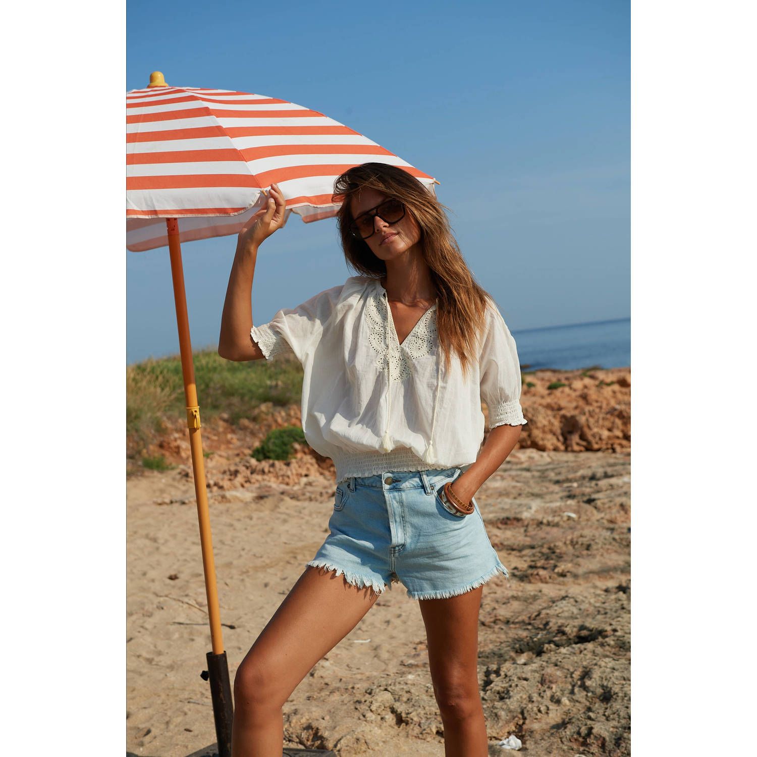 Circle of Trust skinny short LODY light blue denim