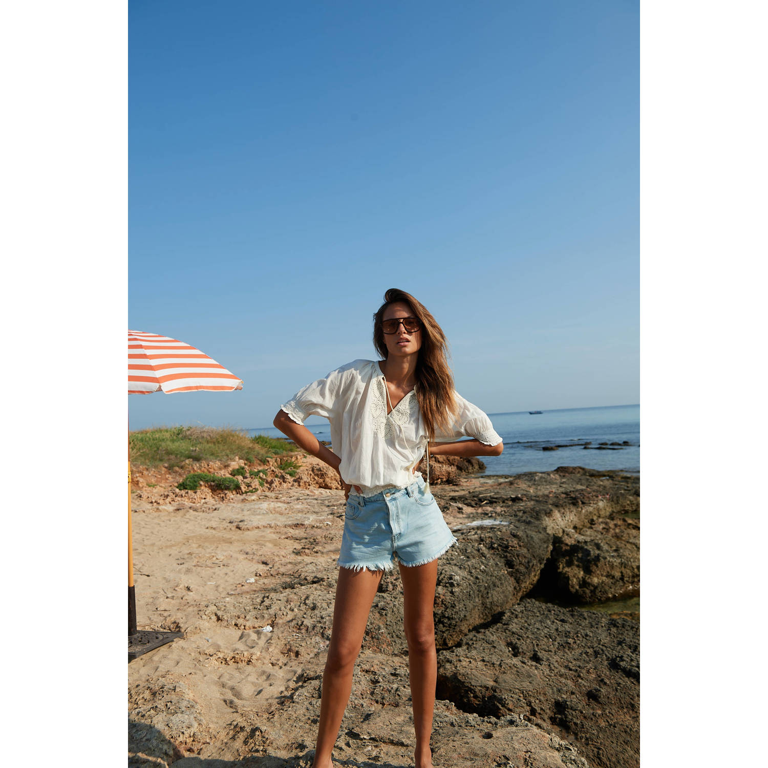 Circle of Trust skinny short LODY light blue denim