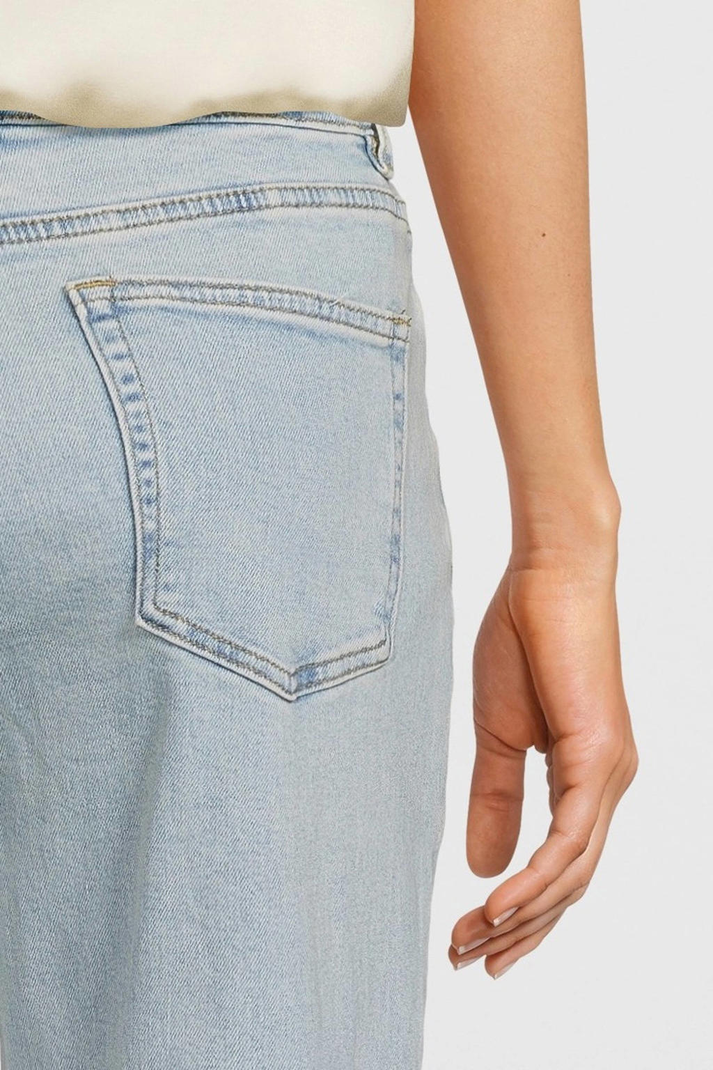 Circle of Trust high waist wide leg jeans MADDY washed blue denim wehkamp