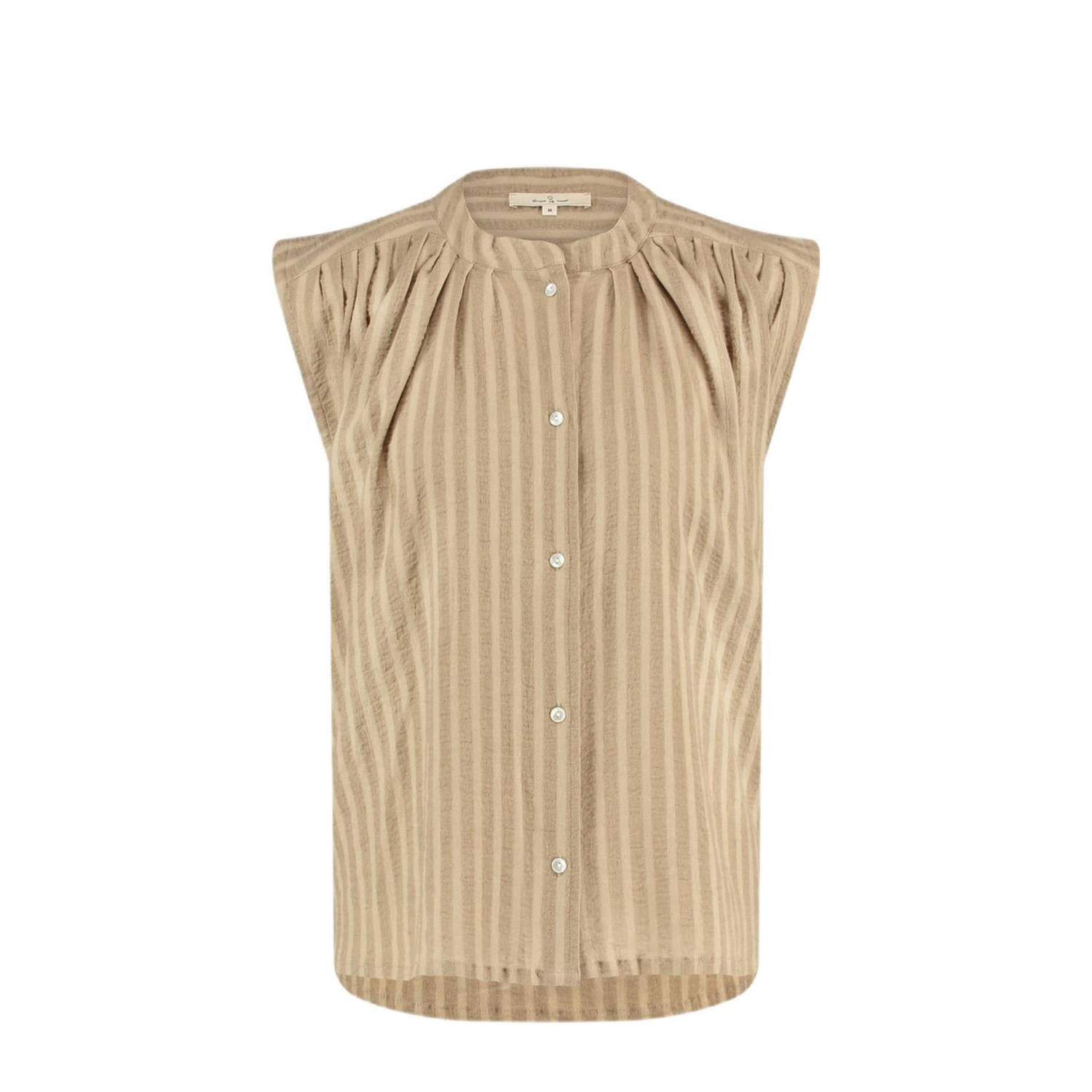 Circle of Trust Amelia Mouwloze Blouse Beige Dames