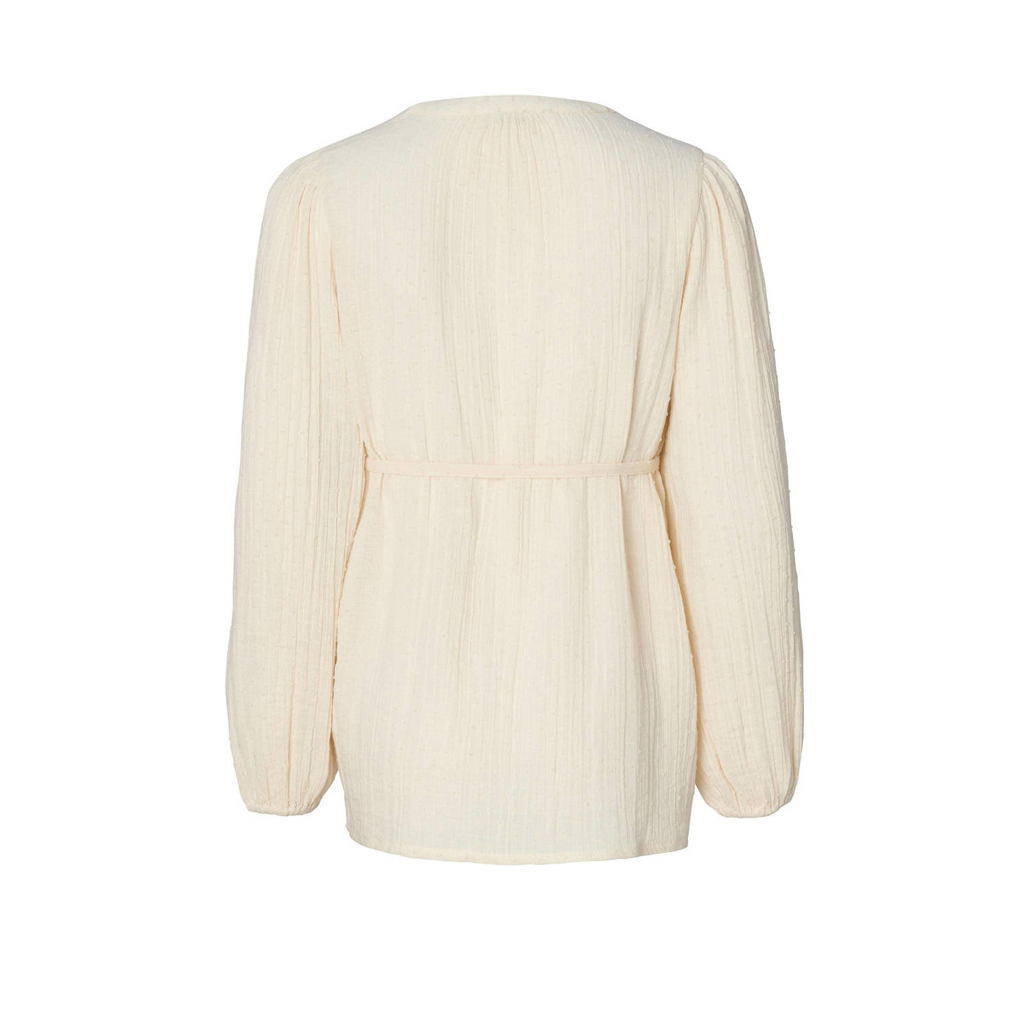 Noppies maternity zwangerschaps- en voedingsblouse Joy ecru