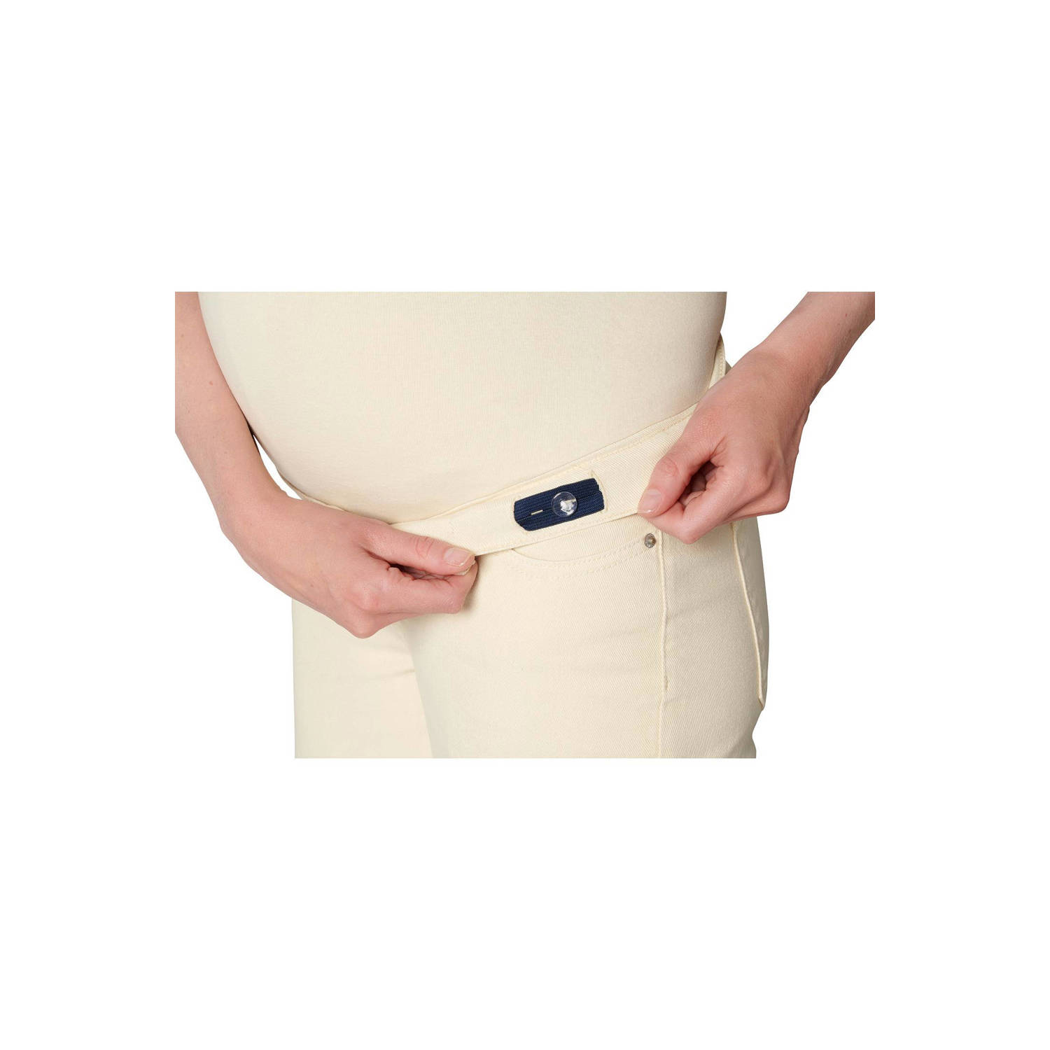 Noppies maternity skinny broek Azua ecru