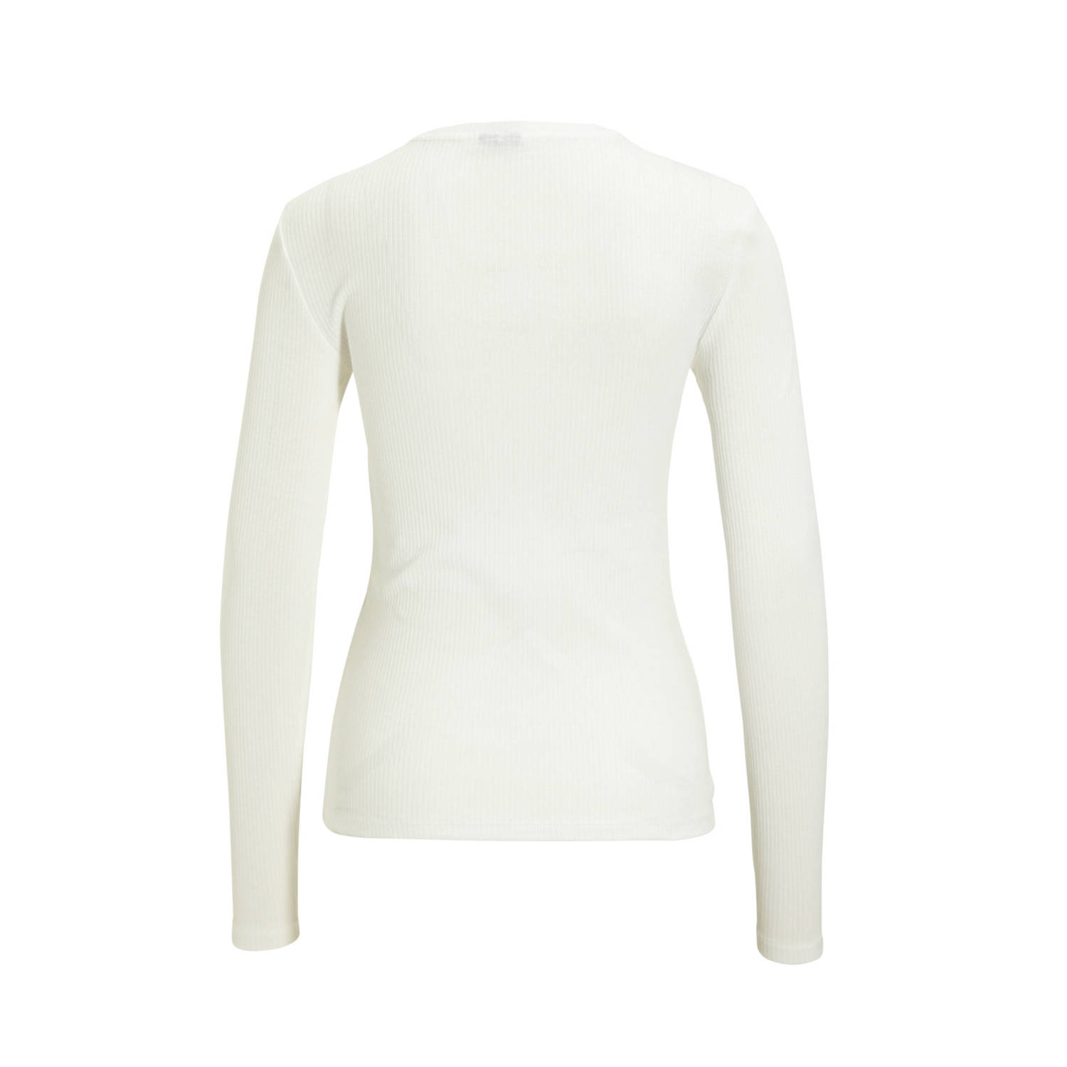 PIECES gestreepte top creme
