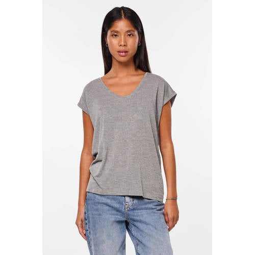 PIECES T-shirt PCBILLO grijs afbeelding