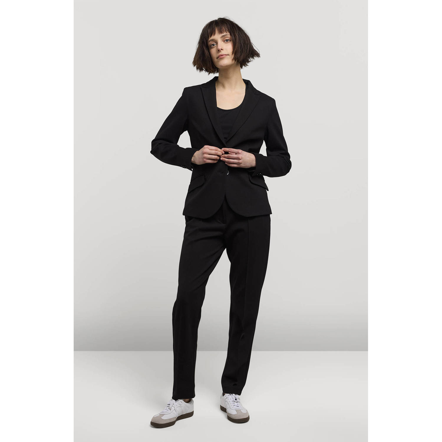 Summum getailleerde blazer Bari zwart
