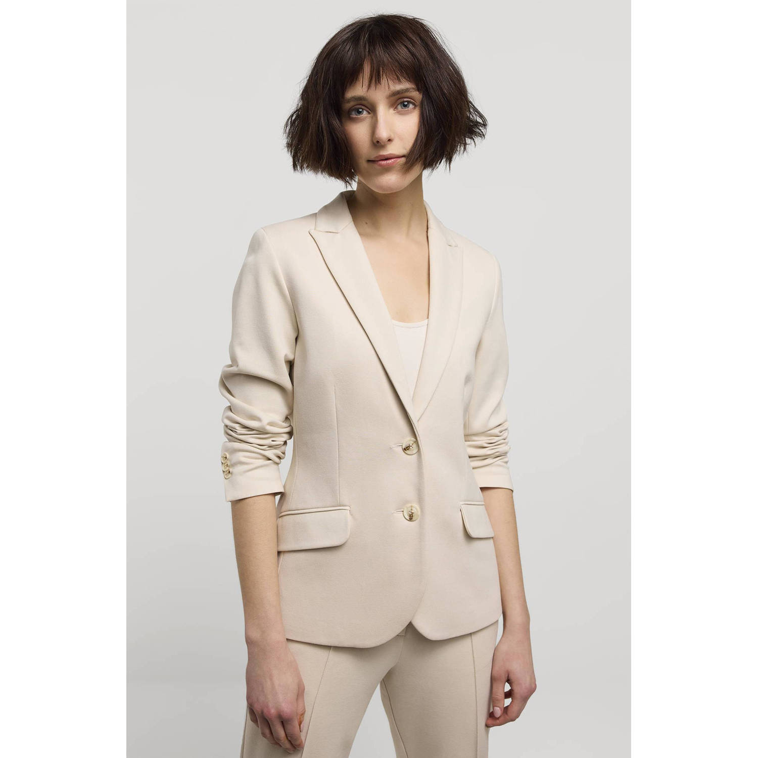 Summum Woman Witte Milano Blazer Stijlvolle Garderobe Toevoeging White Dames
