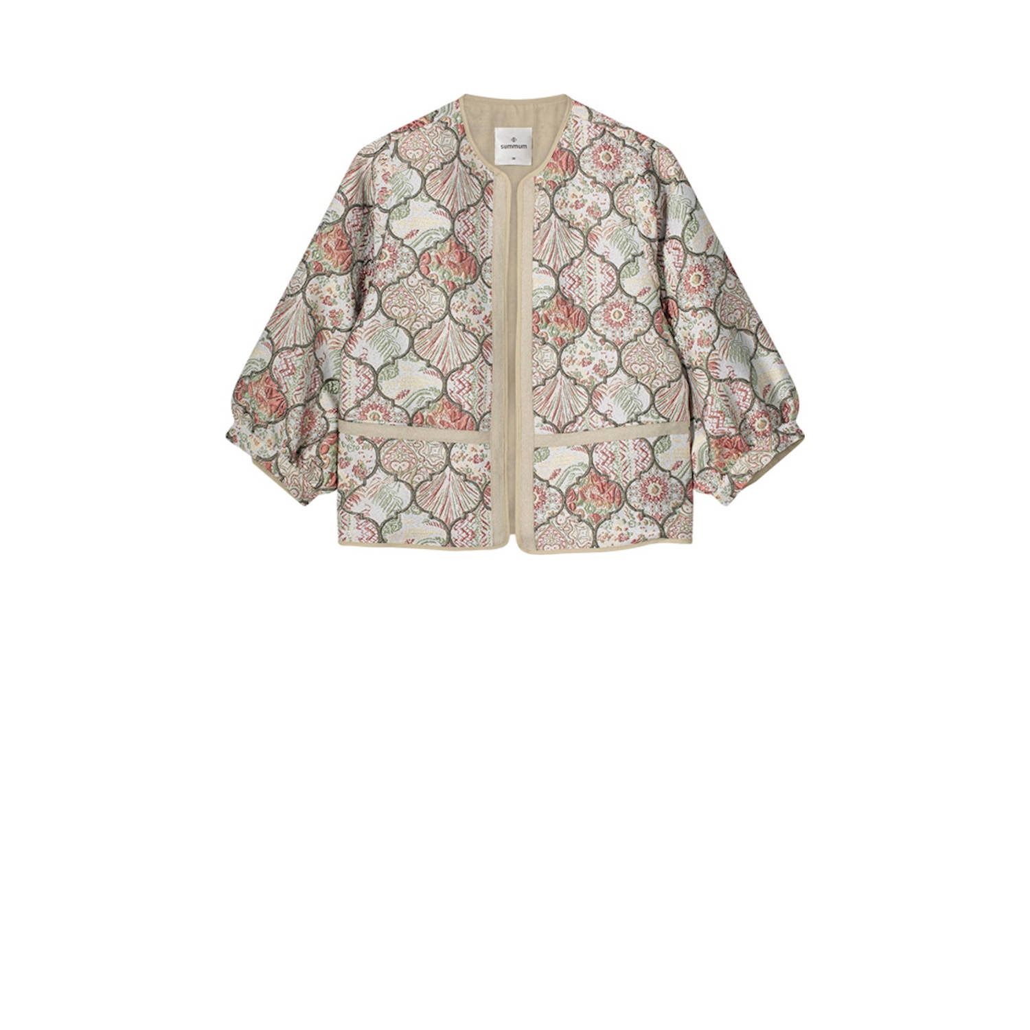 Summum Woman Multicolor Jacquard Jas Multicolor Dames