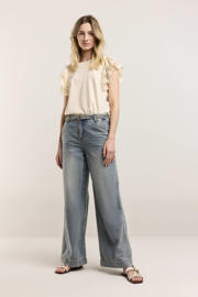thumbnail: Summum wide leg jeans light blue denim