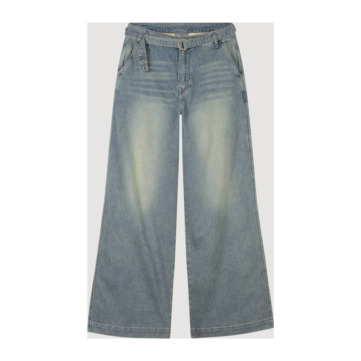 Summum wide leg jeans light blue denim