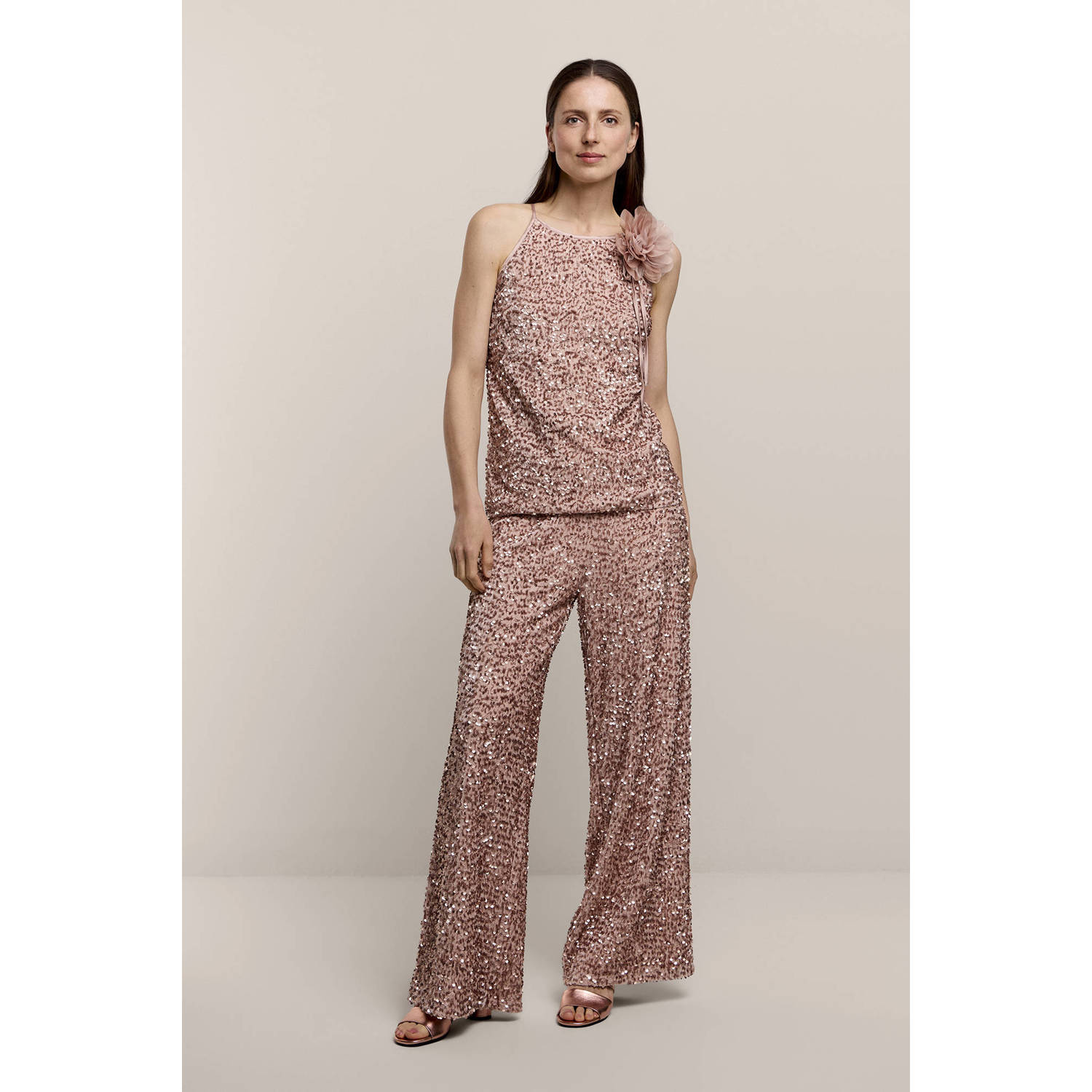 Summum Woman Paillet Feest Top Mouwloos Multicolor Dames