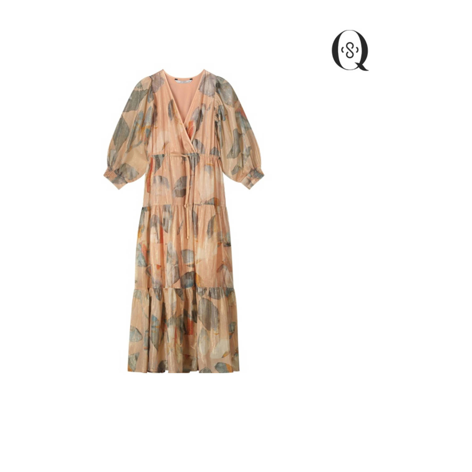 Summum x Quinty maxi jurk met all over print multi