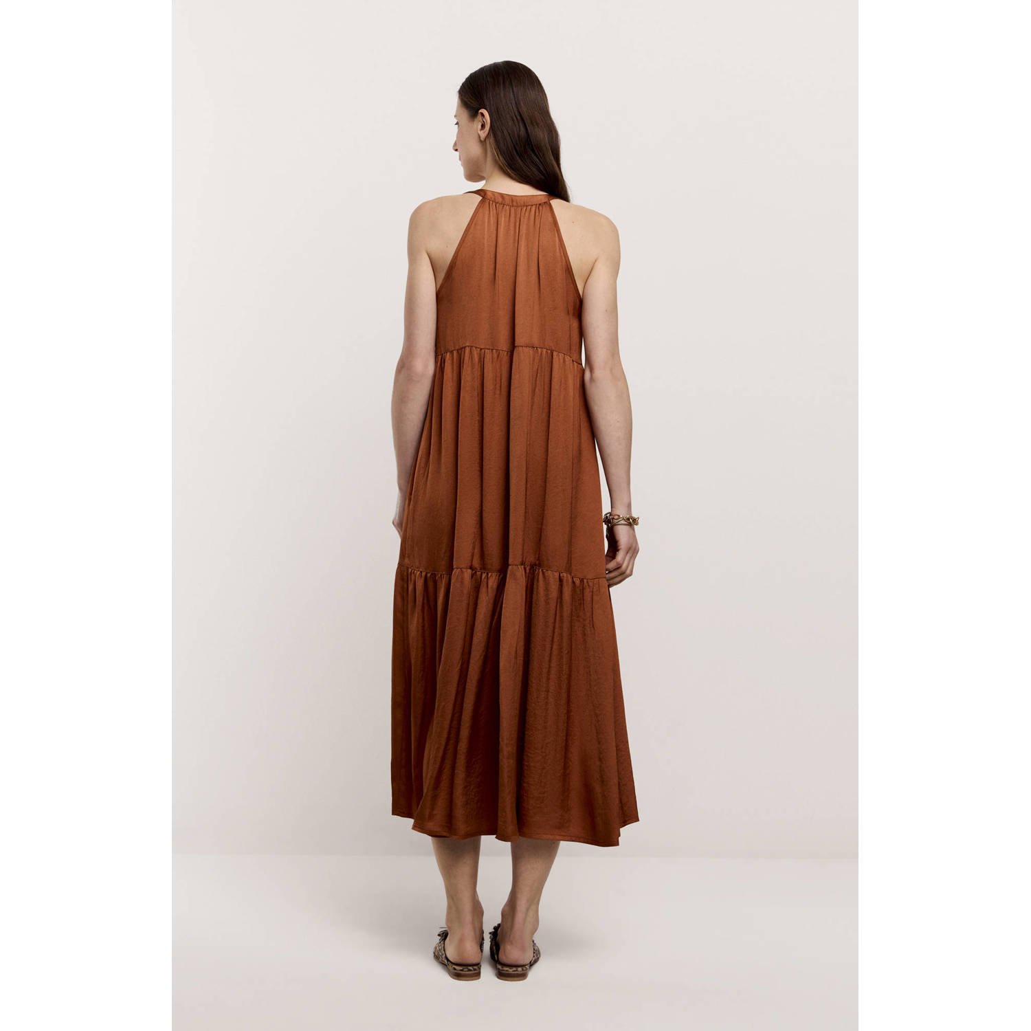Summum A-lijn jurk bruin