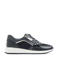 Medicus leren sneakers donkerblauw