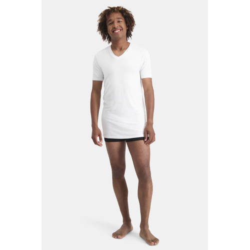 Bamboo Basics long fit ondershirt Velo met bamboe (set van 2) wit afbeelding