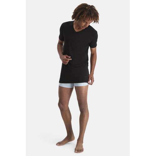 Bamboo Basics long fit ondershirt Velo met bamboe (set van 2) zwart afbeelding