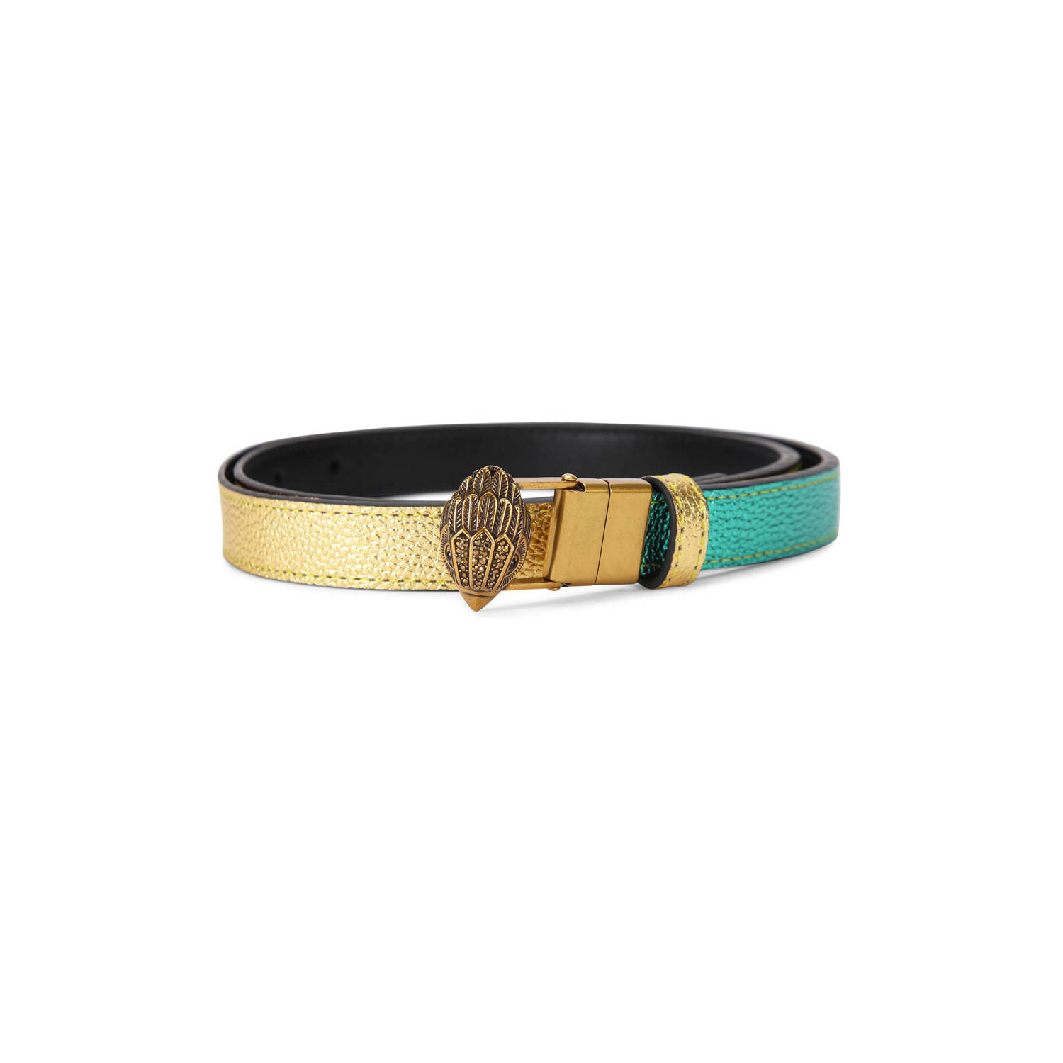 Kurt Geiger reversible leren riem multi