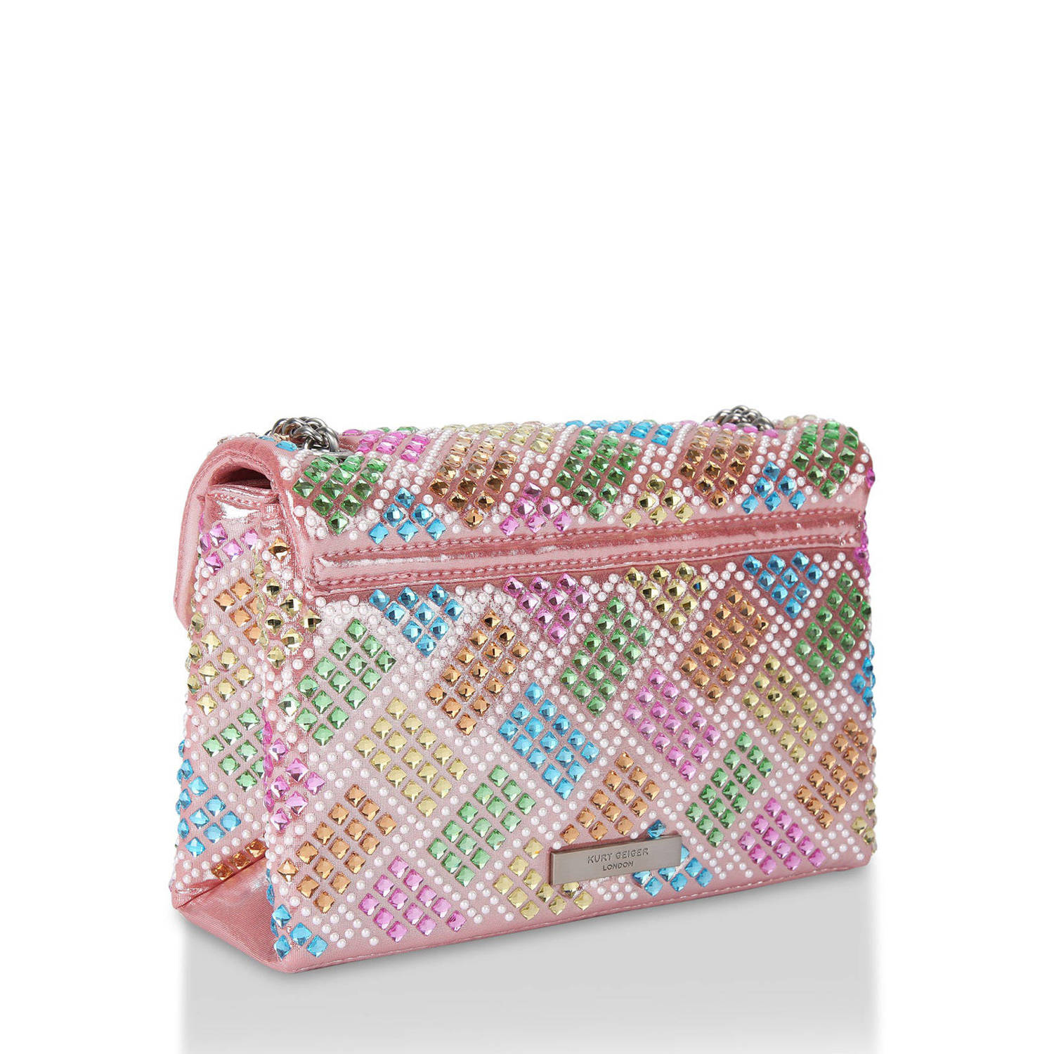 Kurt Geiger crossbody tas Kensington met strass multi