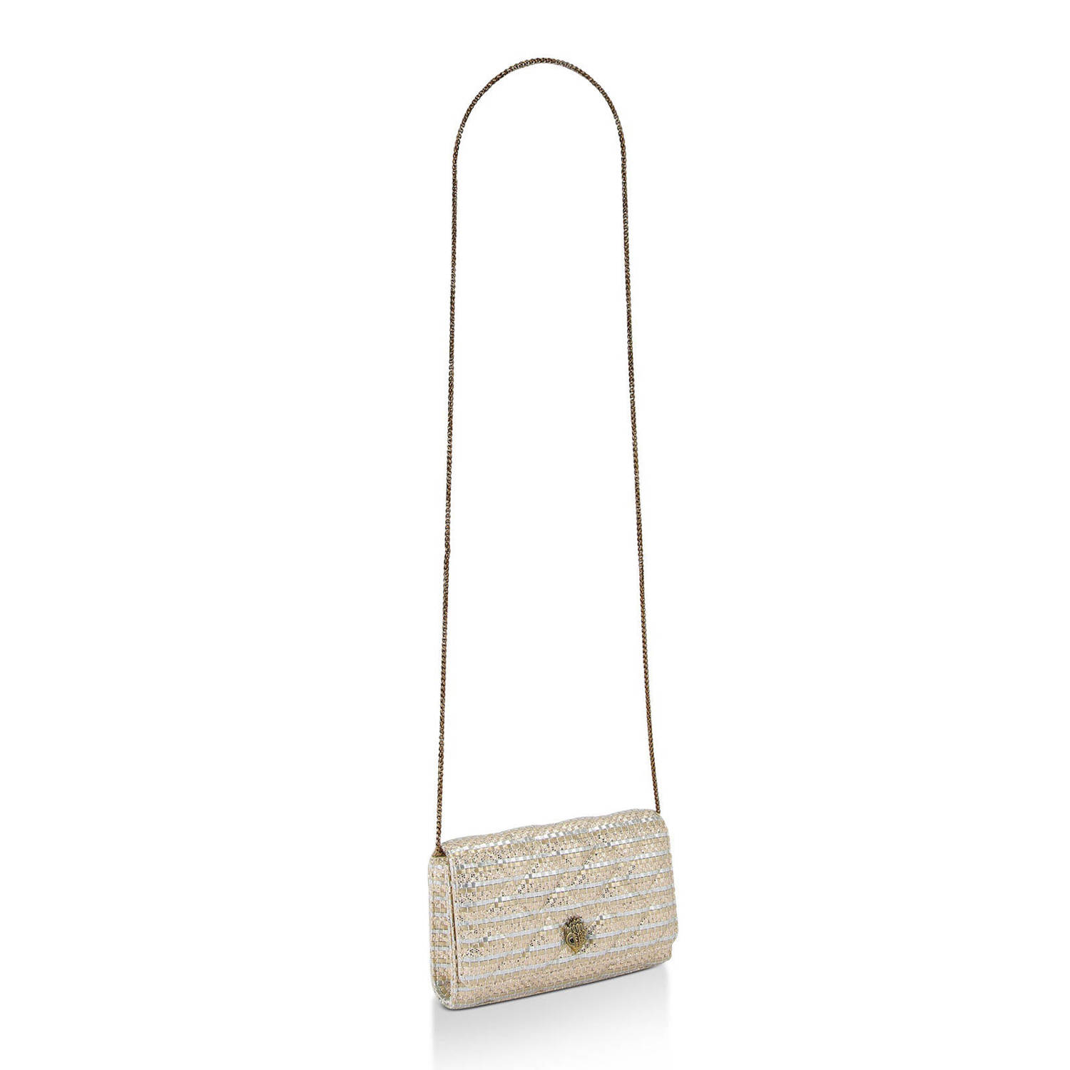 Kurt Geiger crossbody tas Extra Mini Kensington champagne