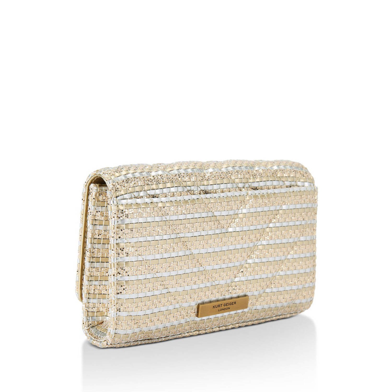 Kurt Geiger crossbody tas Extra Mini Kensington champagne